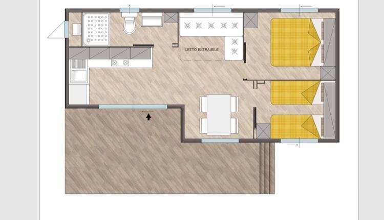Casa Mobile Gustocamp A Caorle Hotell Eksteriør bilde